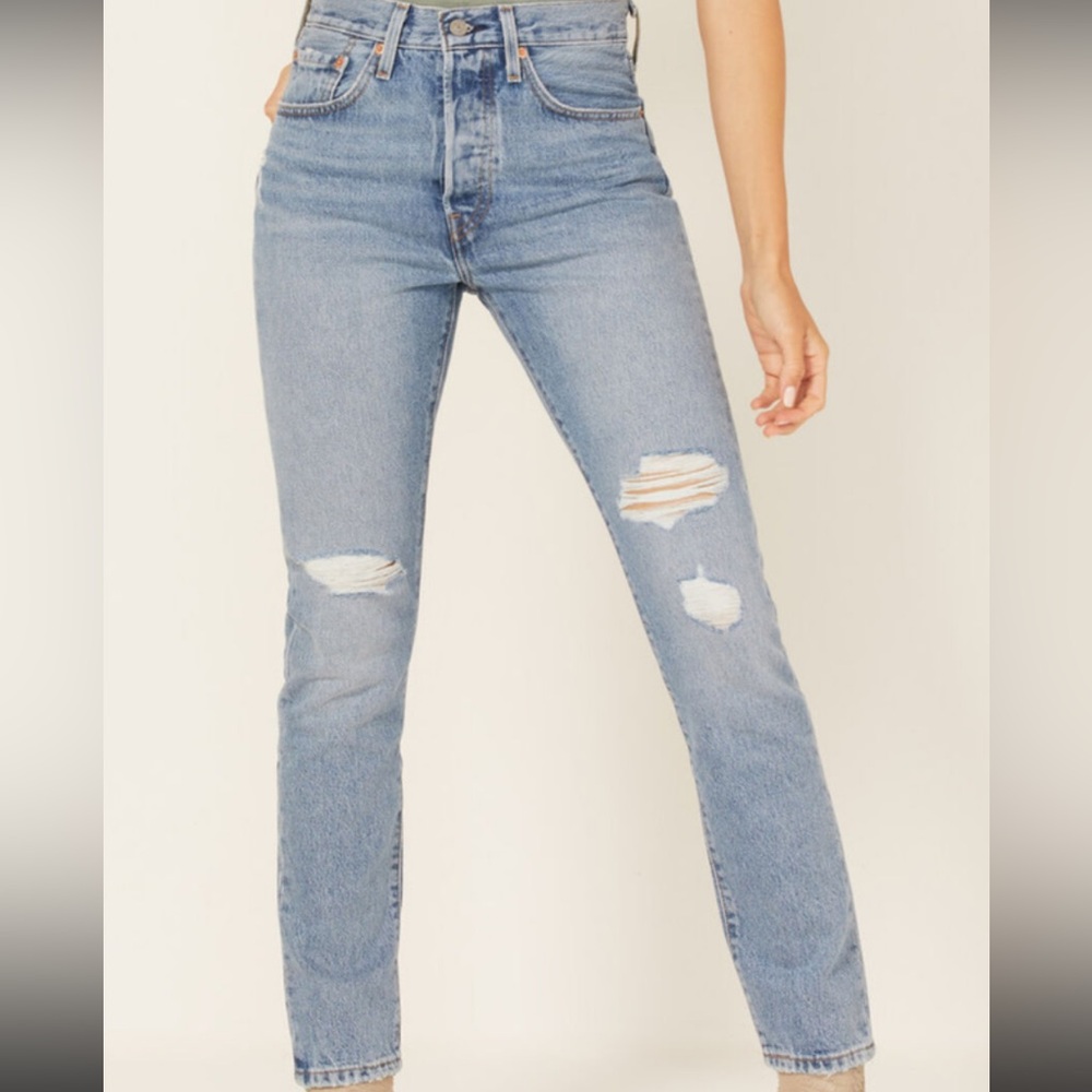 Lévis high rise ribcage ripped jeans